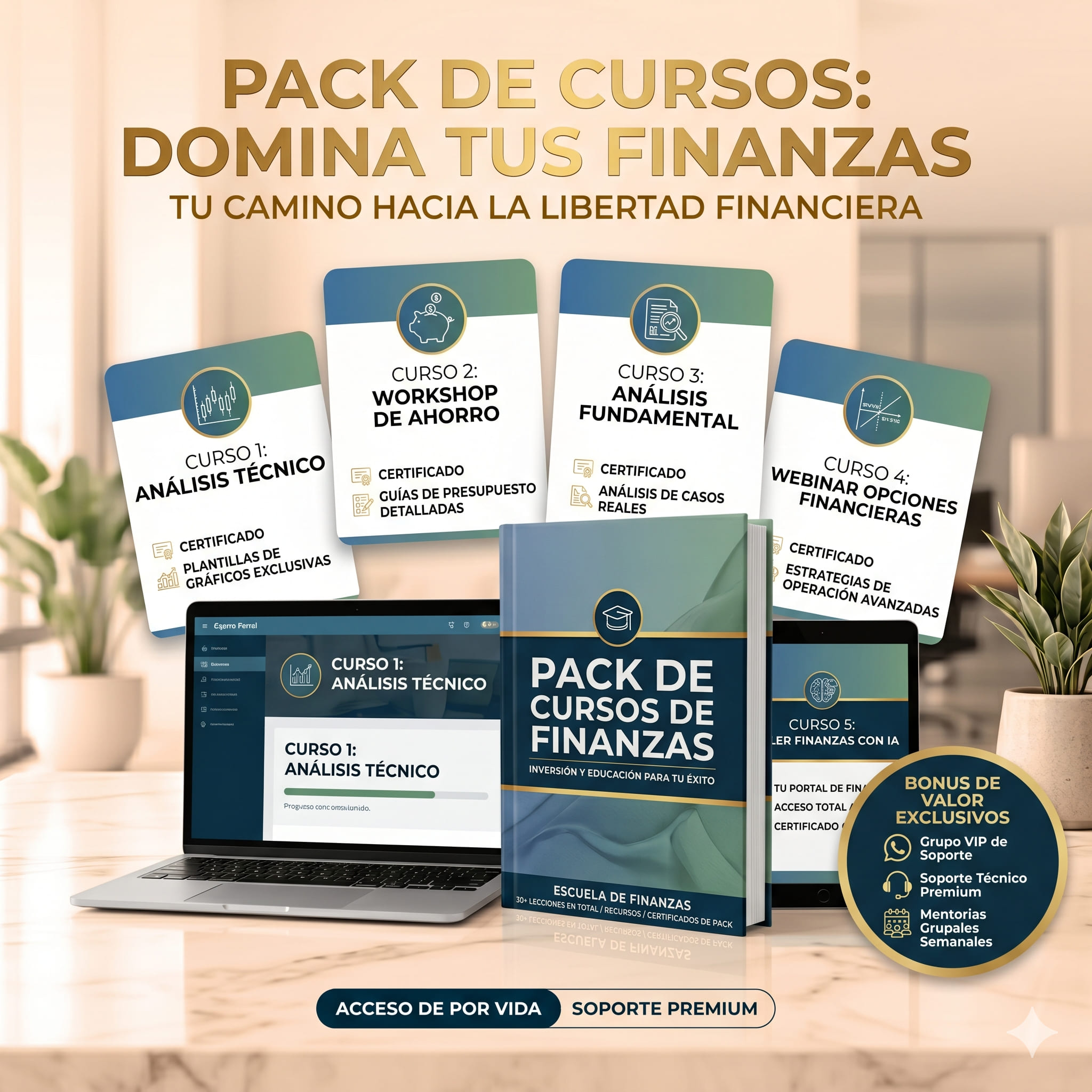 Mockup visual del Programa Integral de Inversiones
